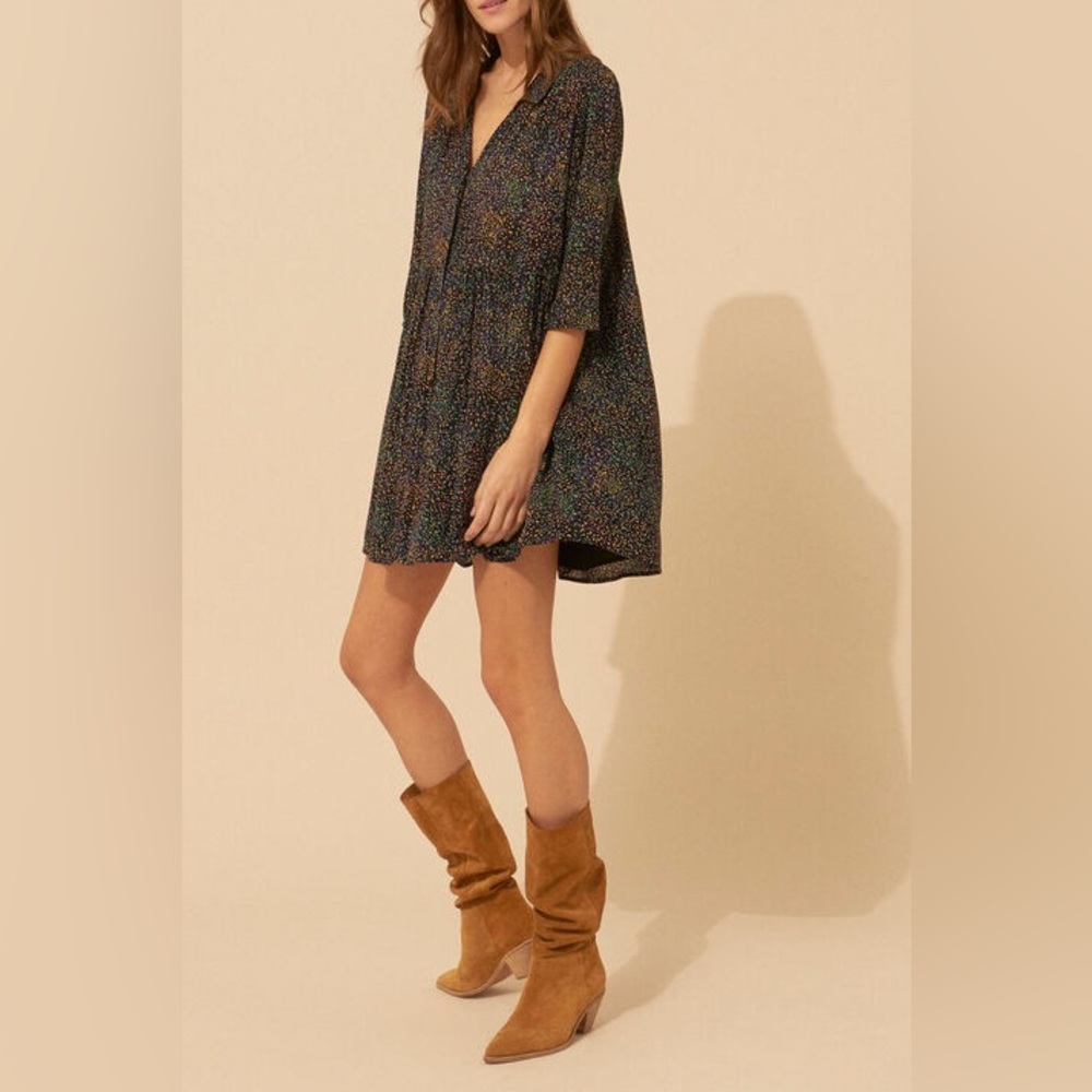 Ba&sh Alma noir dress